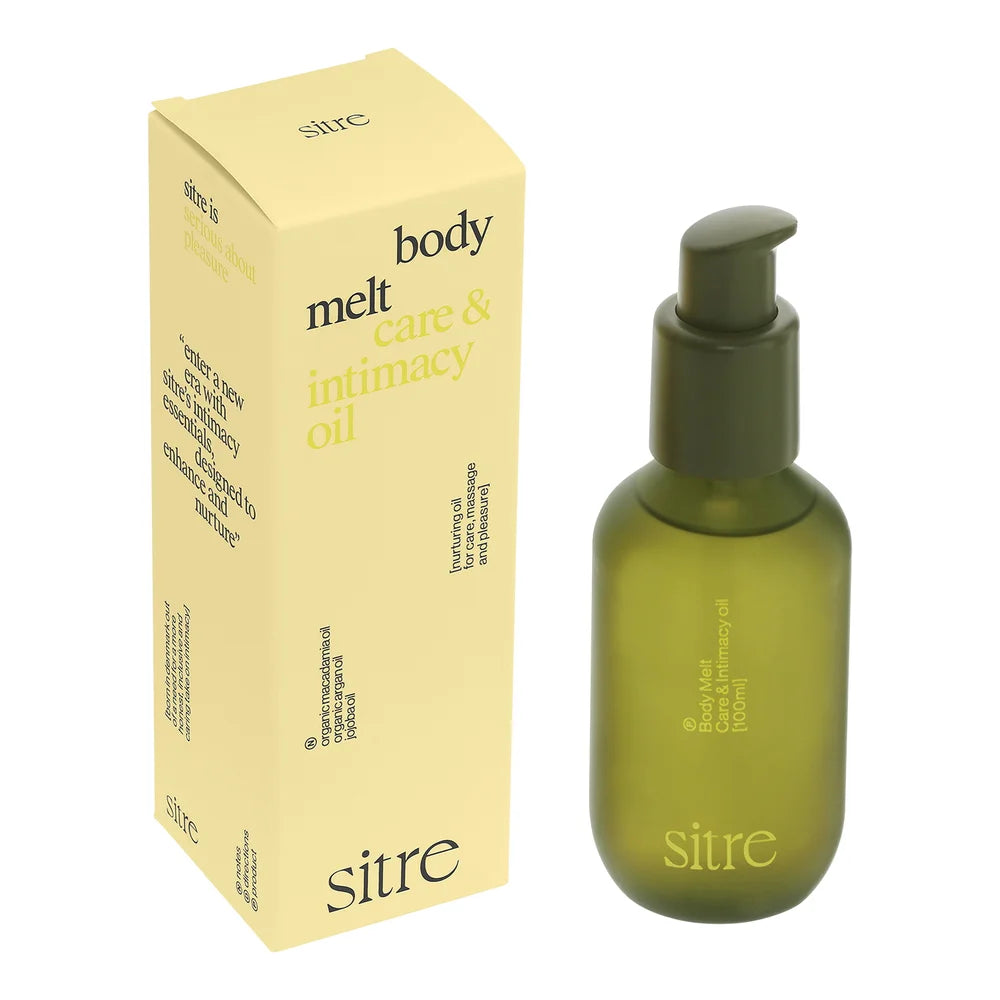 Body Melt - Care & Intimacy Oil – vielseitiges Körperöl für Massage, Intimpflege und Hautpflege, vegan und allergiefreundlich