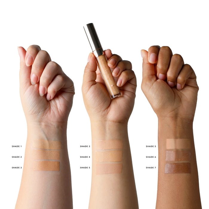 100% Pure Fruit Pigmented 2nd Skin Concealer - Alle Swatches