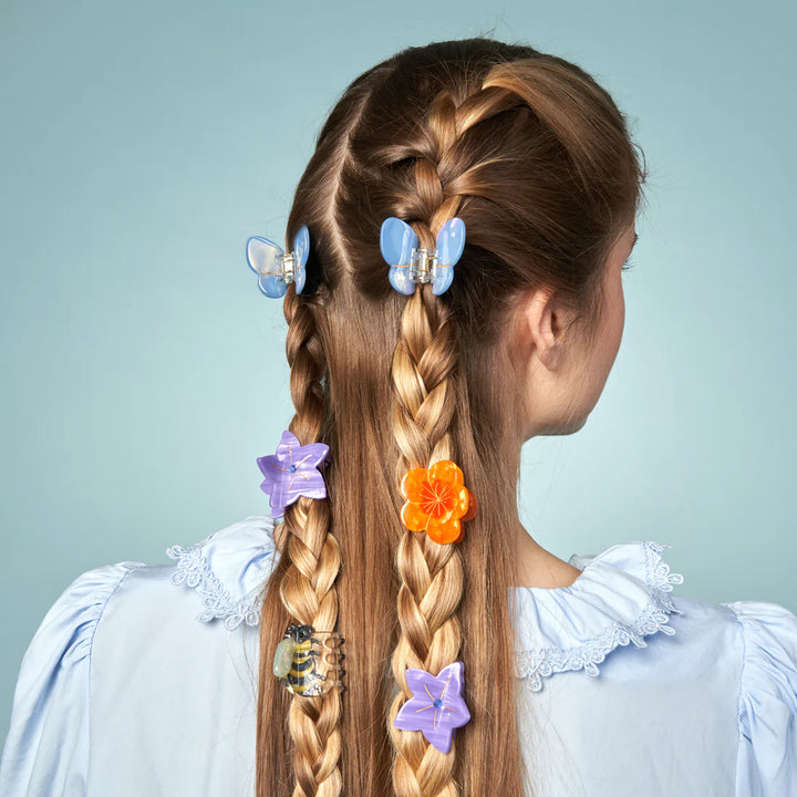 Nasturtium Mini Hair Claw von Coucou Suzette - Haarstyle mit verschiedenen Spangen