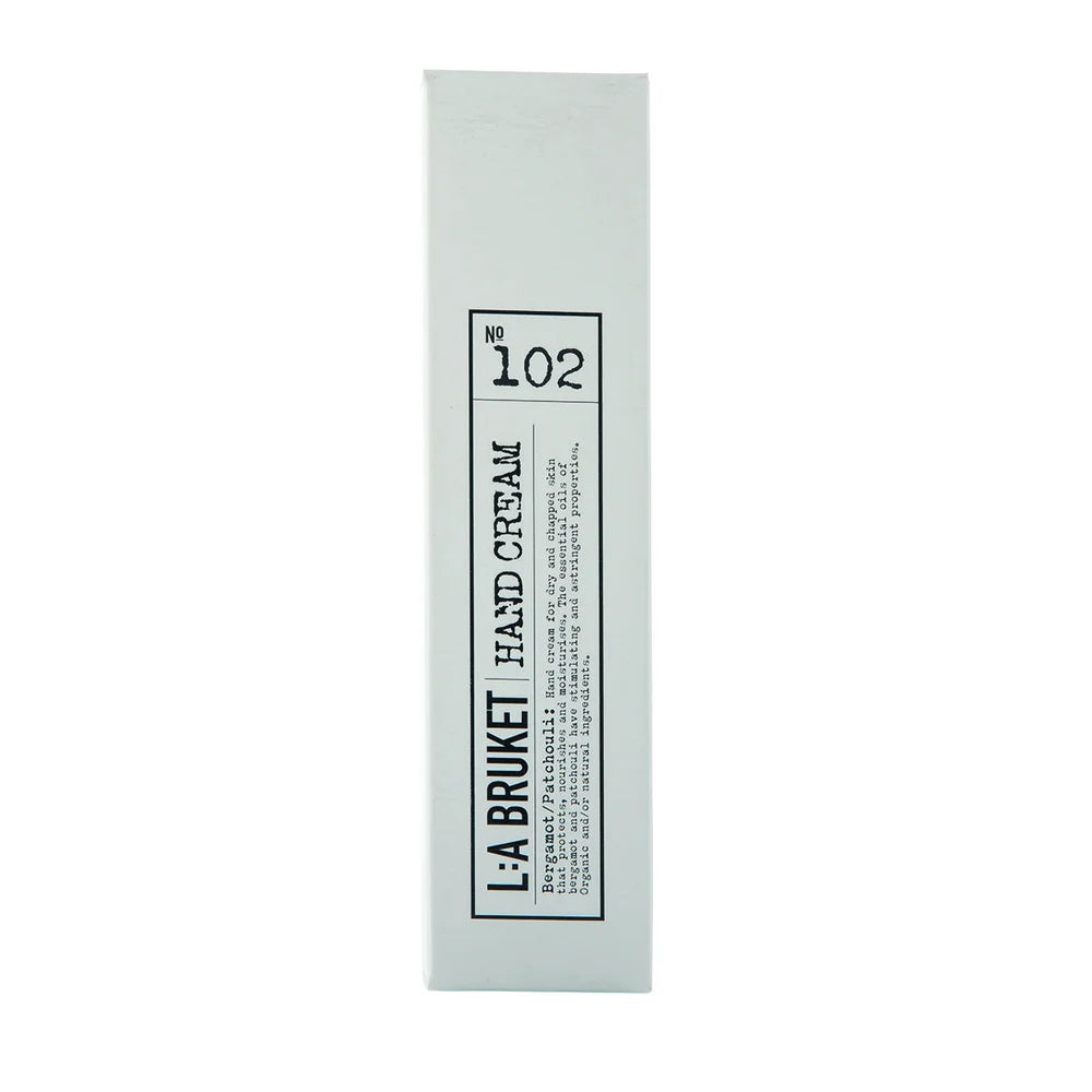 102 Hand Cream Bergamot / Patchouli 70 ml Verpackung