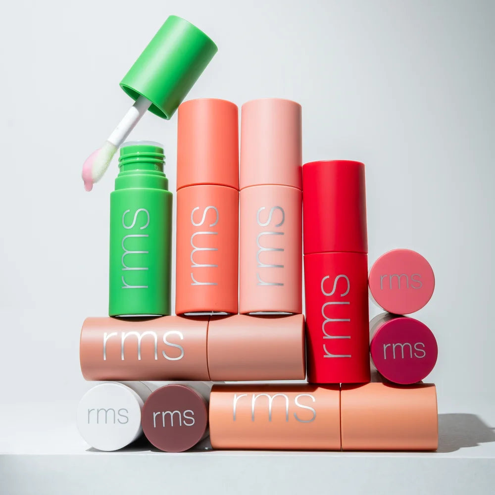 RMS Beauty Legendary Lip Oil - Stillleben mit allen Nuancen