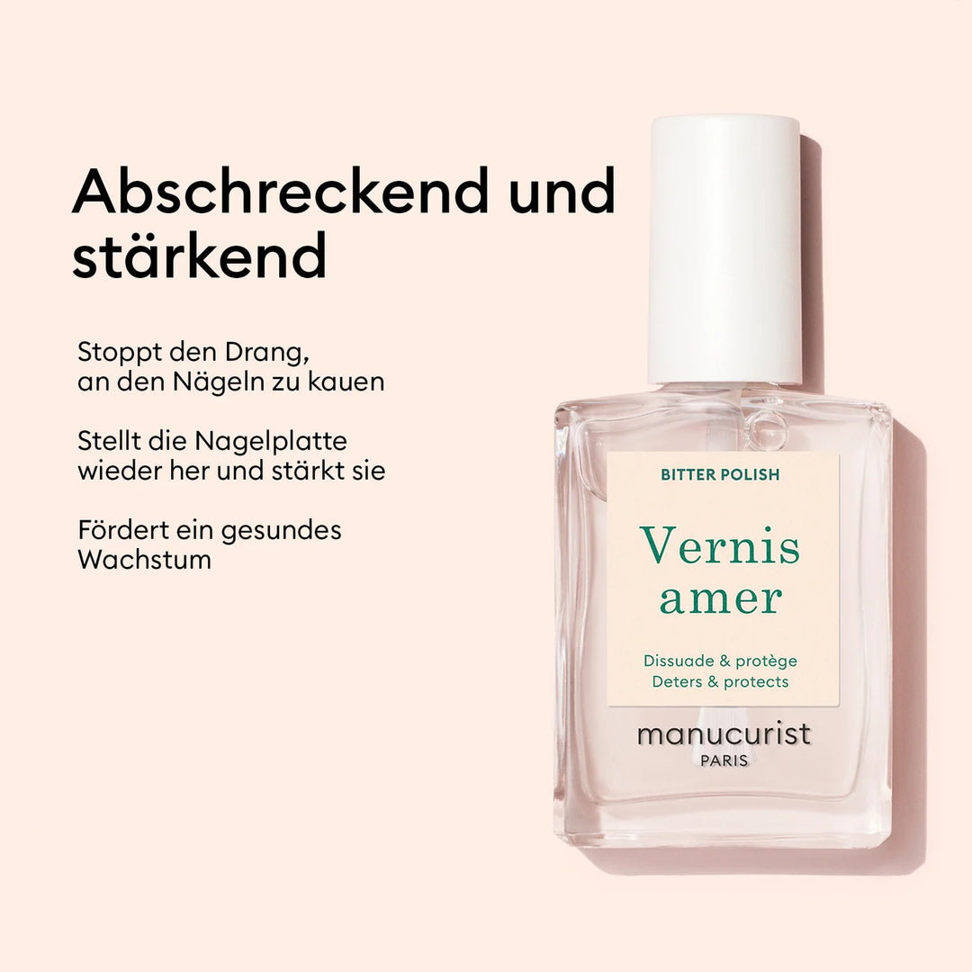Vernis Amer / Bitter Nagellack von Manucurist - Wirkung