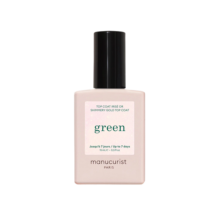 Top Coat mit Pailleten silber - Manucurist