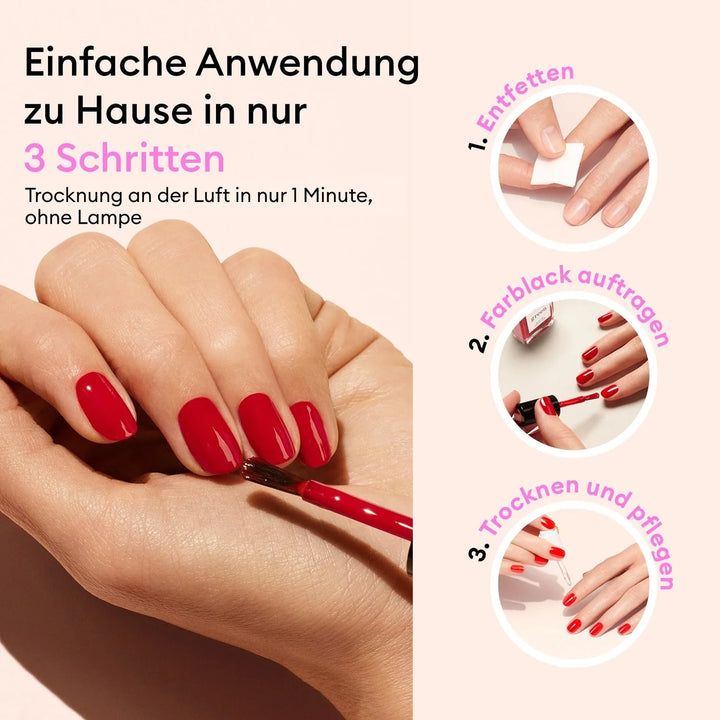 Pink Sorbet Jelly von Manucurist - Auftragensschritte