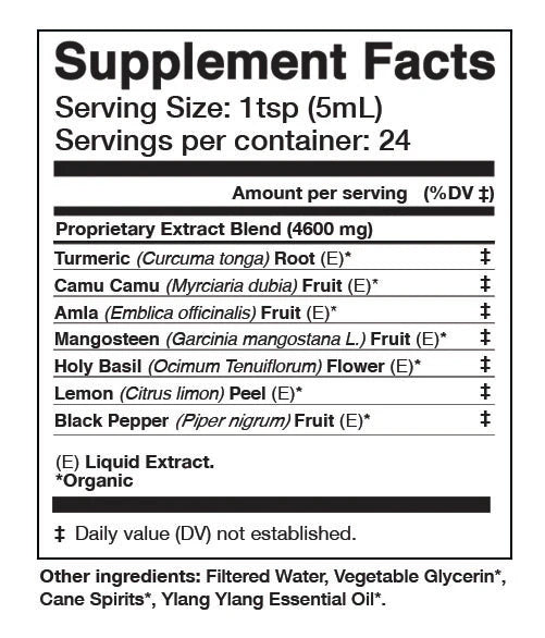 Curam Elixir von Anima Mundi - Supplement Facts