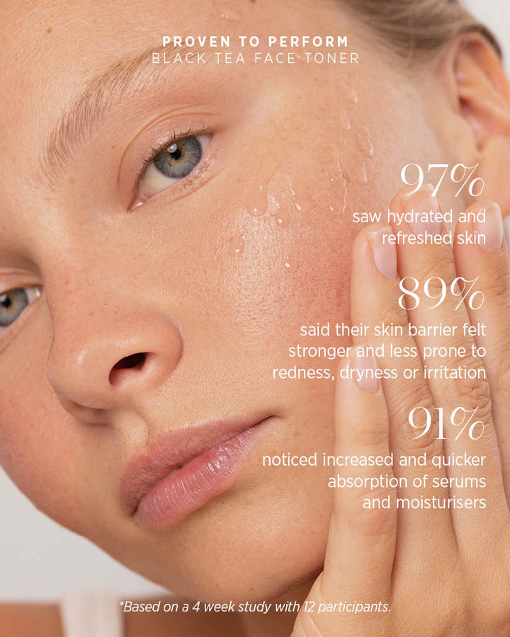 Black Tea Face Toner - Resultate