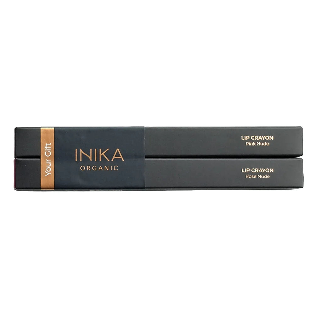 GWP von Inika - 2 x Lip Crayon 3 g 