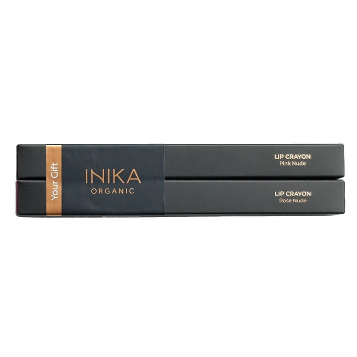 GWP von Inika - 2 x Lip Crayon 3 g 