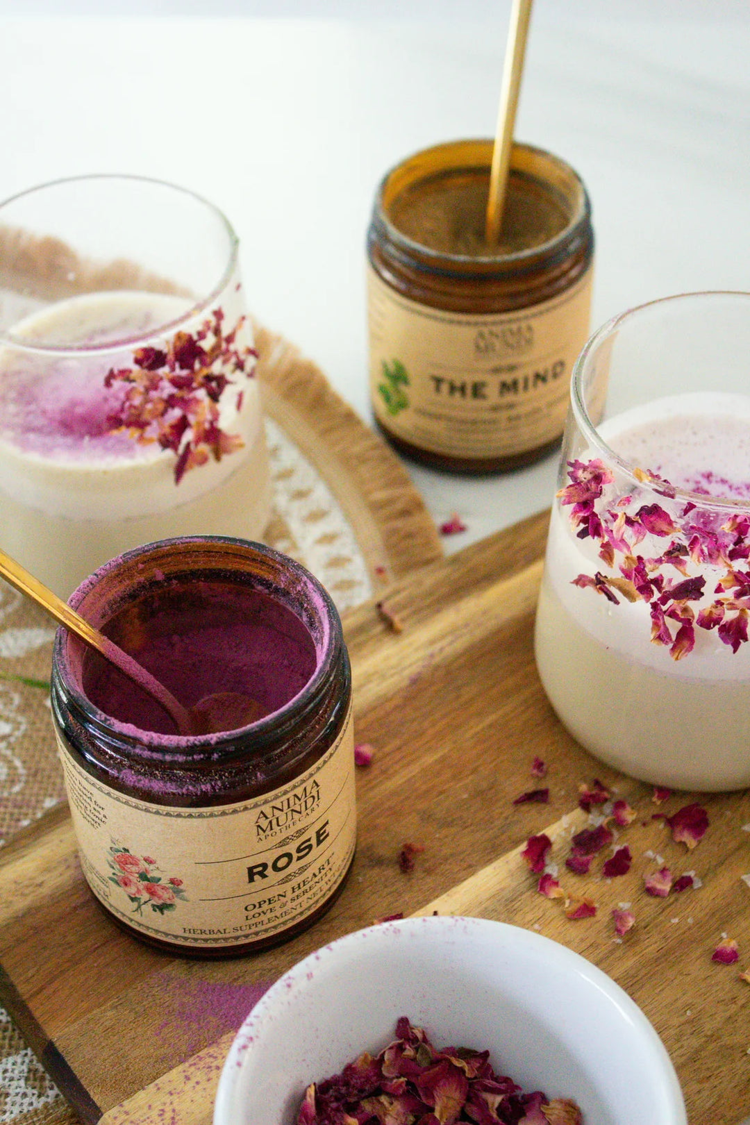 ROSE Powder | Fein vermahlenes Rosa-centifolia-Pulver