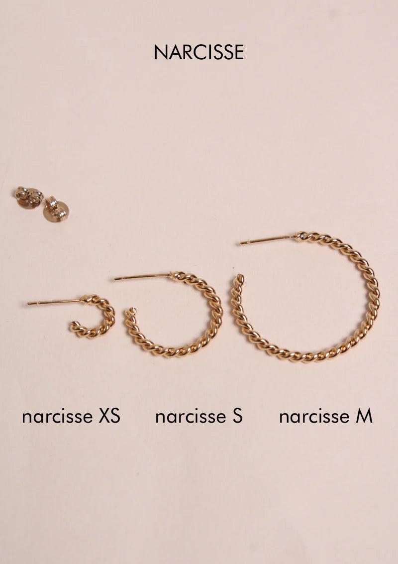 Earrings Narcisse XS von Waekura - Kollektion, S und M