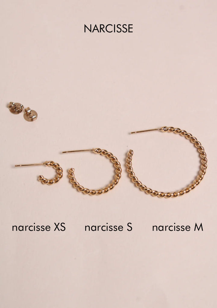 Earrings Narcisse XS von Waekura - Kollektion, S und M