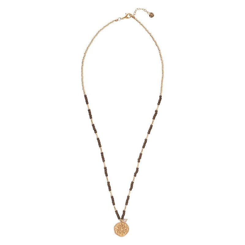 Caring Citrine Gold Colored Necklace