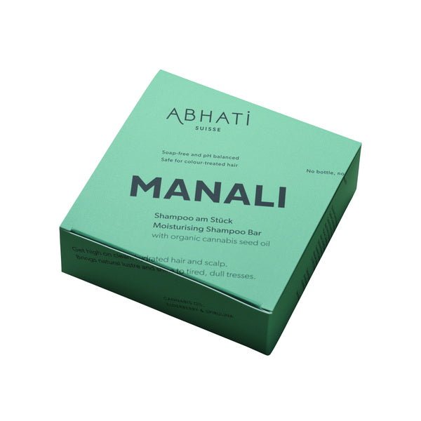 Abhati Suisse Manali Moisturising Shampoo Bar Verpackung – festes Shampoo 58 g