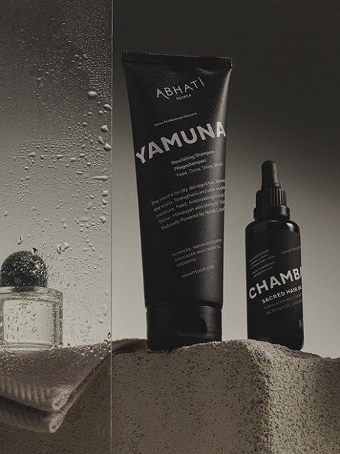 Abhati Suisse Yamuna Nourishing Shampoo und Chambal Hair Oil – Haarpflege Set