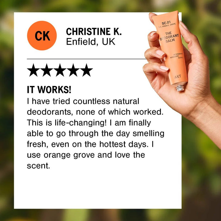 The Deodorant Balm SC.01 Orange Grove 50 ml - 5 Star Review