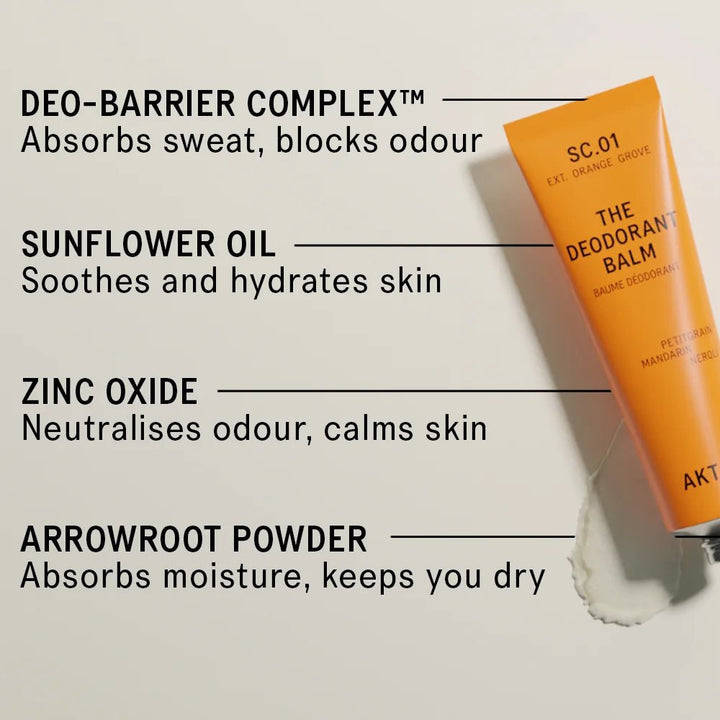 AKT London The Deodorant Balm SC.01 Orange Grove – natürliches Deo ohne Aluminium