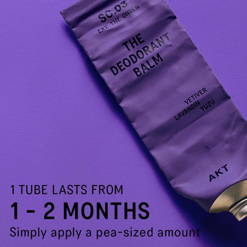 AKT London The Deodorant Balm SC.03 The Onsen Anwendung – natürliches Deo ohne Aluminium