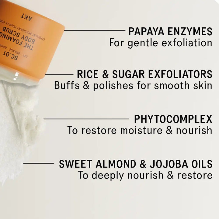 The Foaming Body Scrub SC.01 Orange Grove 250 ml - Blanda Beauty
