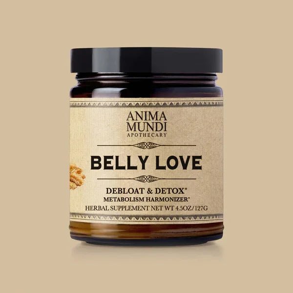 Belly Love Powder:  - beige background