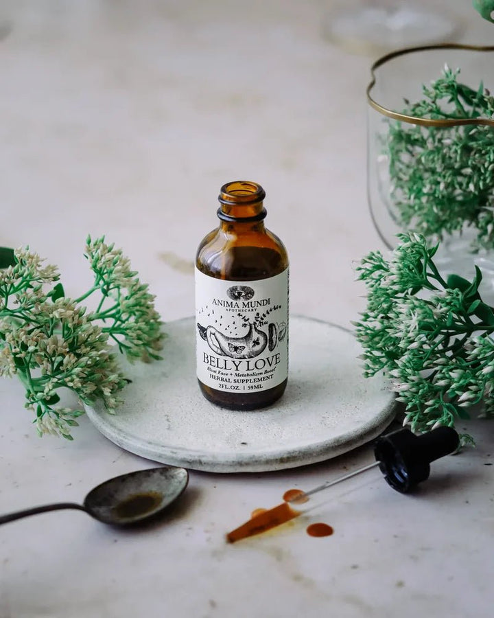 Anima Mundi Belly Love Tonic – geöffnete Flasche