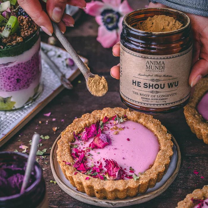 He Shou Wu Dessert - kreative Verwendung des Superfood-Pulvers