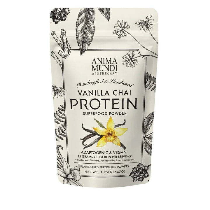 Vanilla Chai Protein | Adaptogenic Superfood Powder 567 g - Blanda Beauty