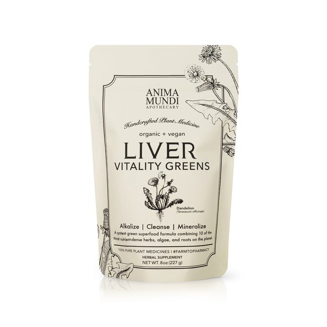Liver Vitality Greens von Anima Mundi - Bio Green Detox Pulver
