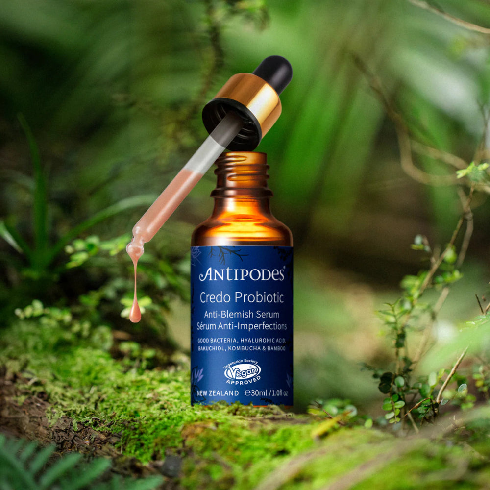 Credo Probiotic Ferment Revitalise Serum and nature
