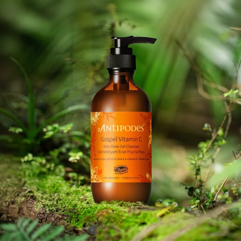Gospel Vitamin C Skin Glow Gel Cleanser in Nature