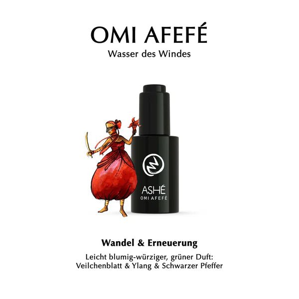 Omi Afefé - Wandel und Erneuerung - spirituelles Parfumöl von Ashé