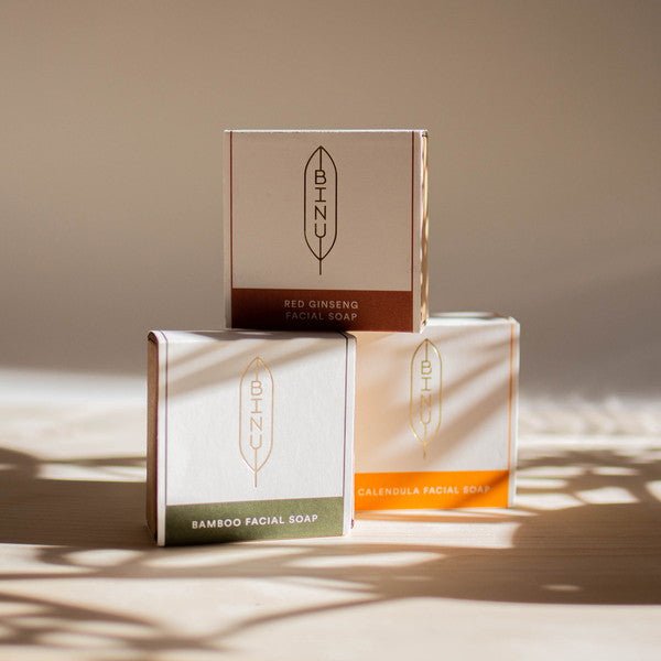 Binu Roter Ginseng Gesichtsseife - Anti-Aging Naturseife aus Korea