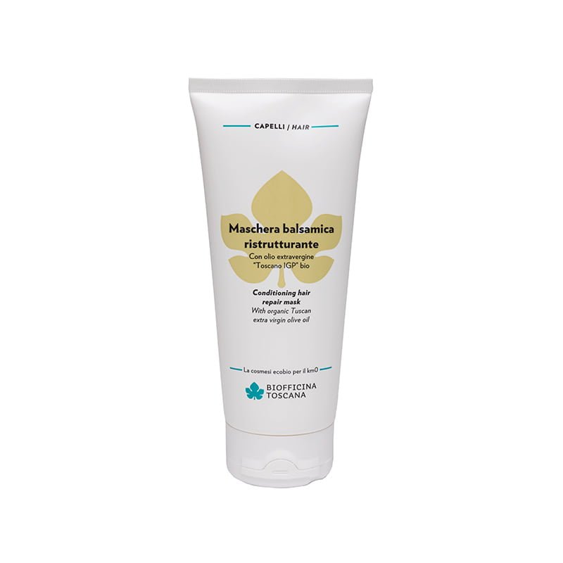 Biofficina Toscana Conditioning Hair Repair Mask - reparierende Pflegemaske für strapaziertes Haar 200 ml