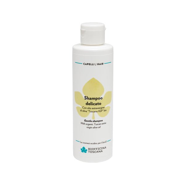 Biofficina Toscana Gentle Shampoo - mildes Bio-Shampoo für sanfte Haarreinigung 200 ml