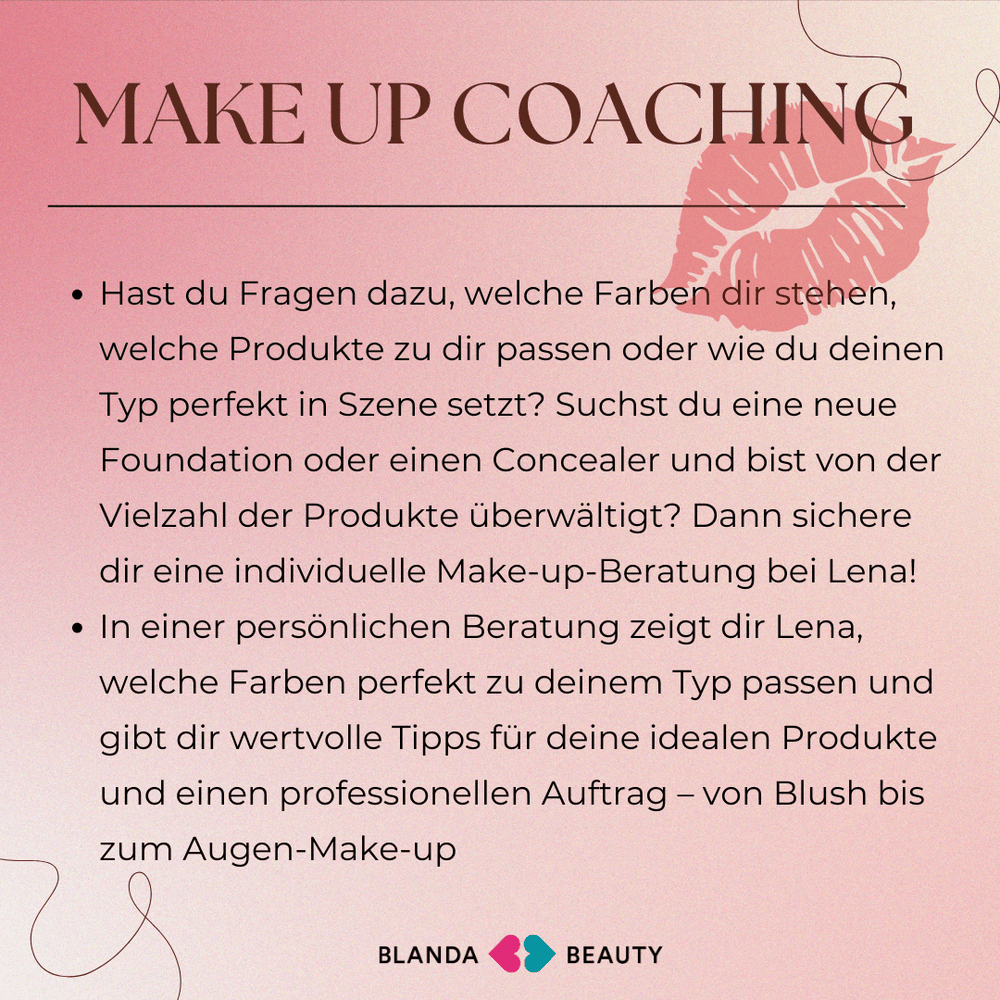 Make up Beratung persönlich - Inhalt