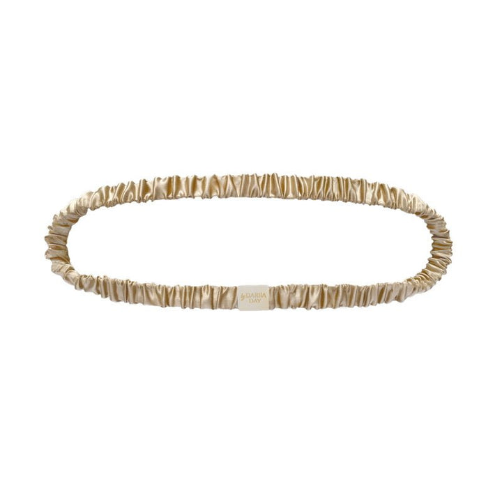 By Dariia Day Silk Headband French Beige - Seidenhaarband aus 100% Maulbeerseide