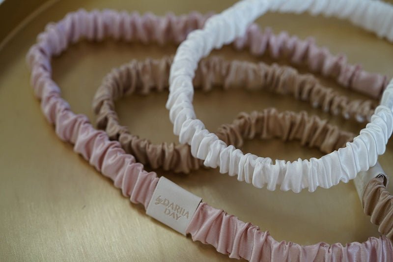 Silk Headband Farbauswahl - Seidenhaarband in verschiedenen Nuancen