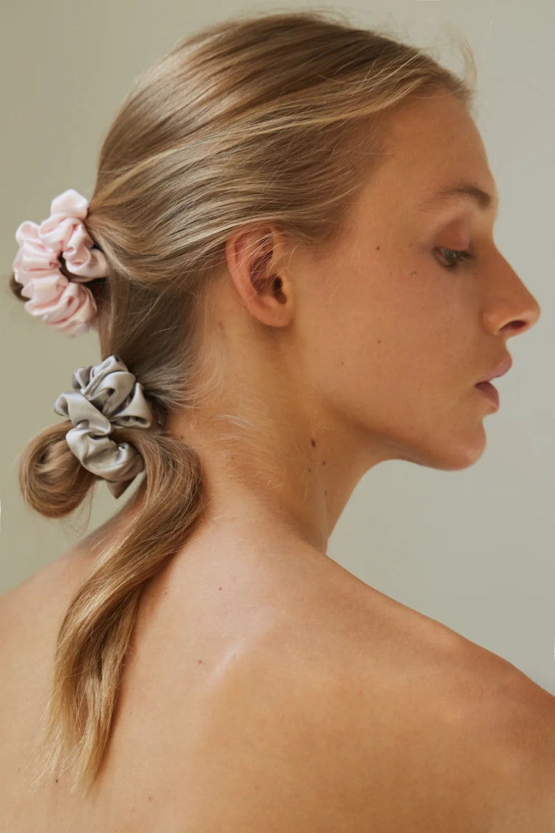 Silk Scrunchie Set - 5 x Größe S - Blanda Beauty