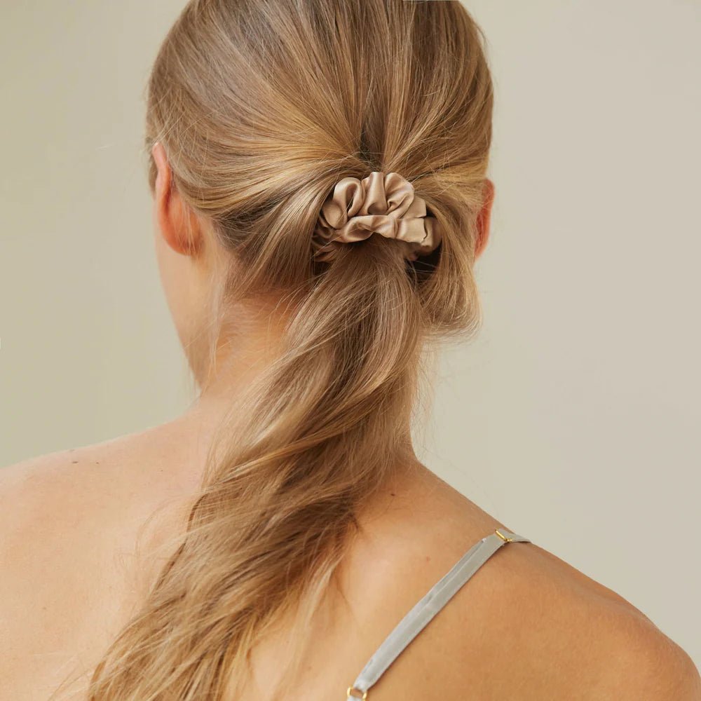 Silk Scrunchie Set - 5 x Größe S - Blanda Beauty