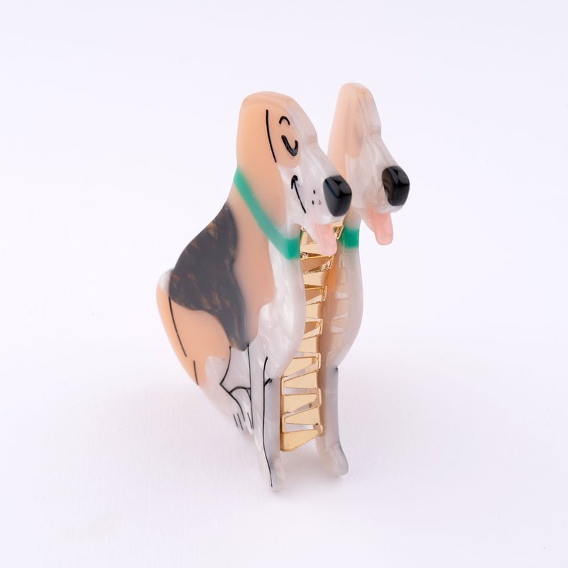 Beagle Hair Claw - Klammer close up