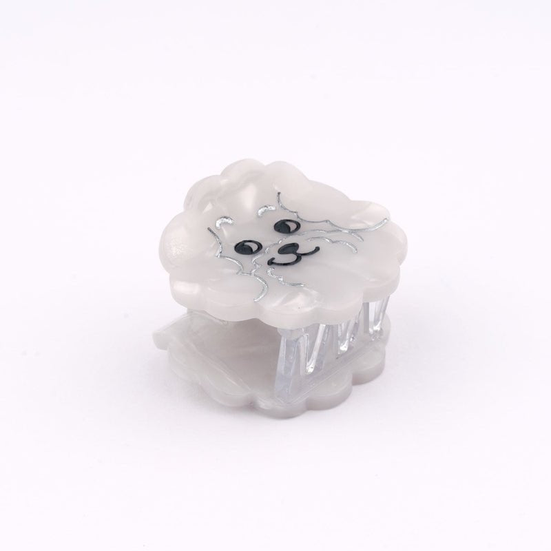 Bichon Mini Hair Claw - details