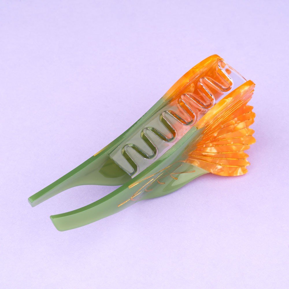 Coucou Suzette Calendula Hair Claw - Details Klammer