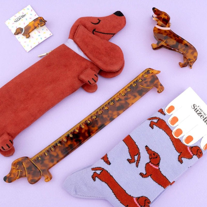 Coucou Suzette Dachshund Hair Clip - Dackel Kollektion
