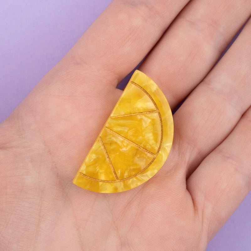Coucou Suzette Lemon Hair Clip - Details