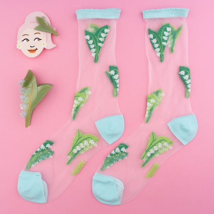 Coucou Suzette Lily Of The Valley Hair Claw - Maiglöckchen Kollektion
