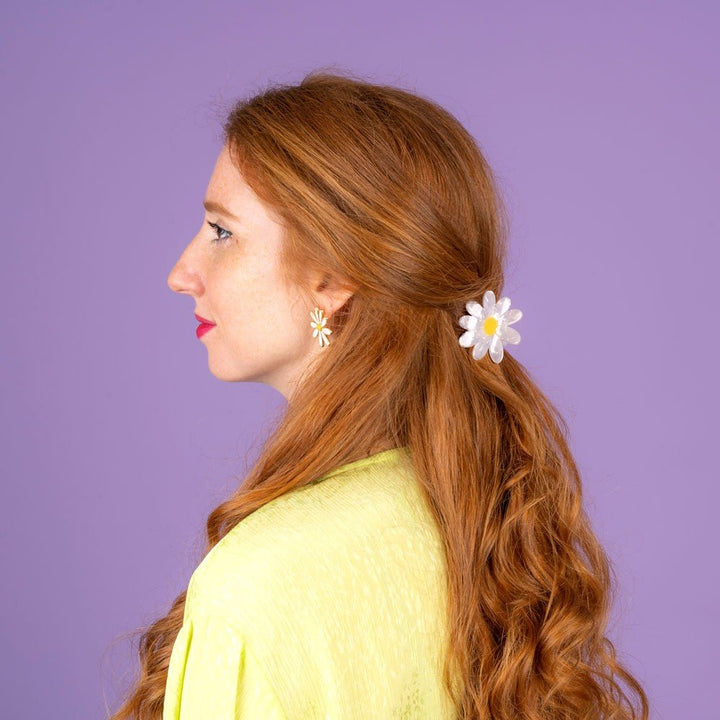Coucou Suzette Marguerite Earrings - Model Mood