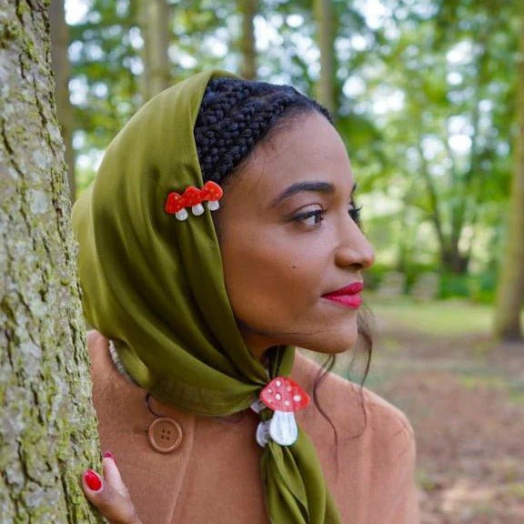 Mushroom Hair Clip - Blanda Beauty
