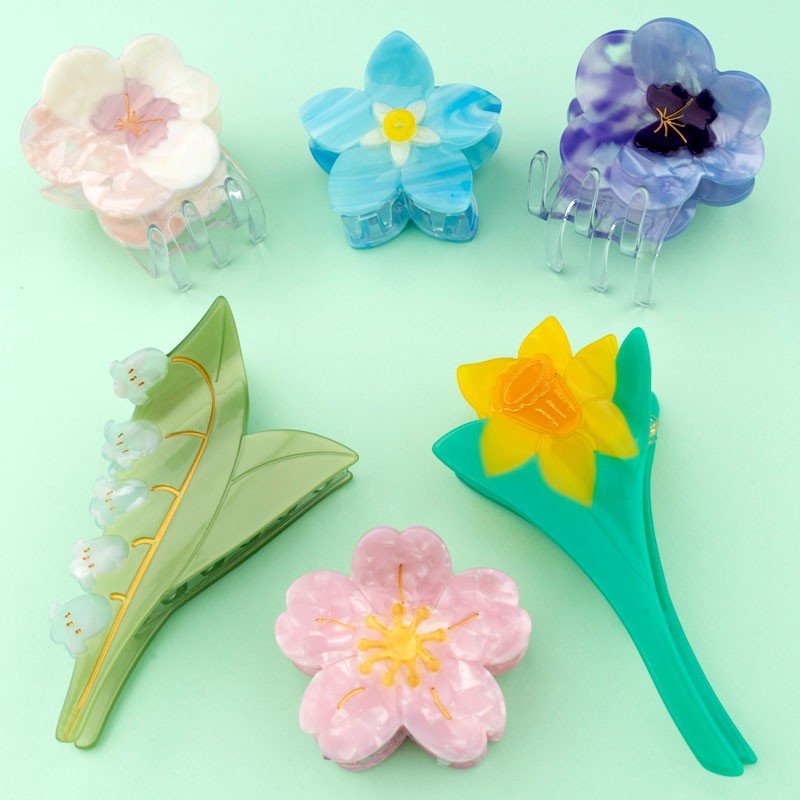 Coucou Suzette Sakura Hair Claw - Blumen Hair Claws