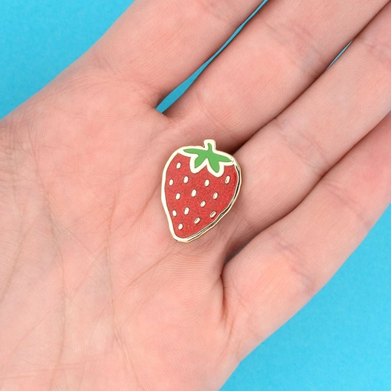 Coucou Suzette Strawberry Pin - Details