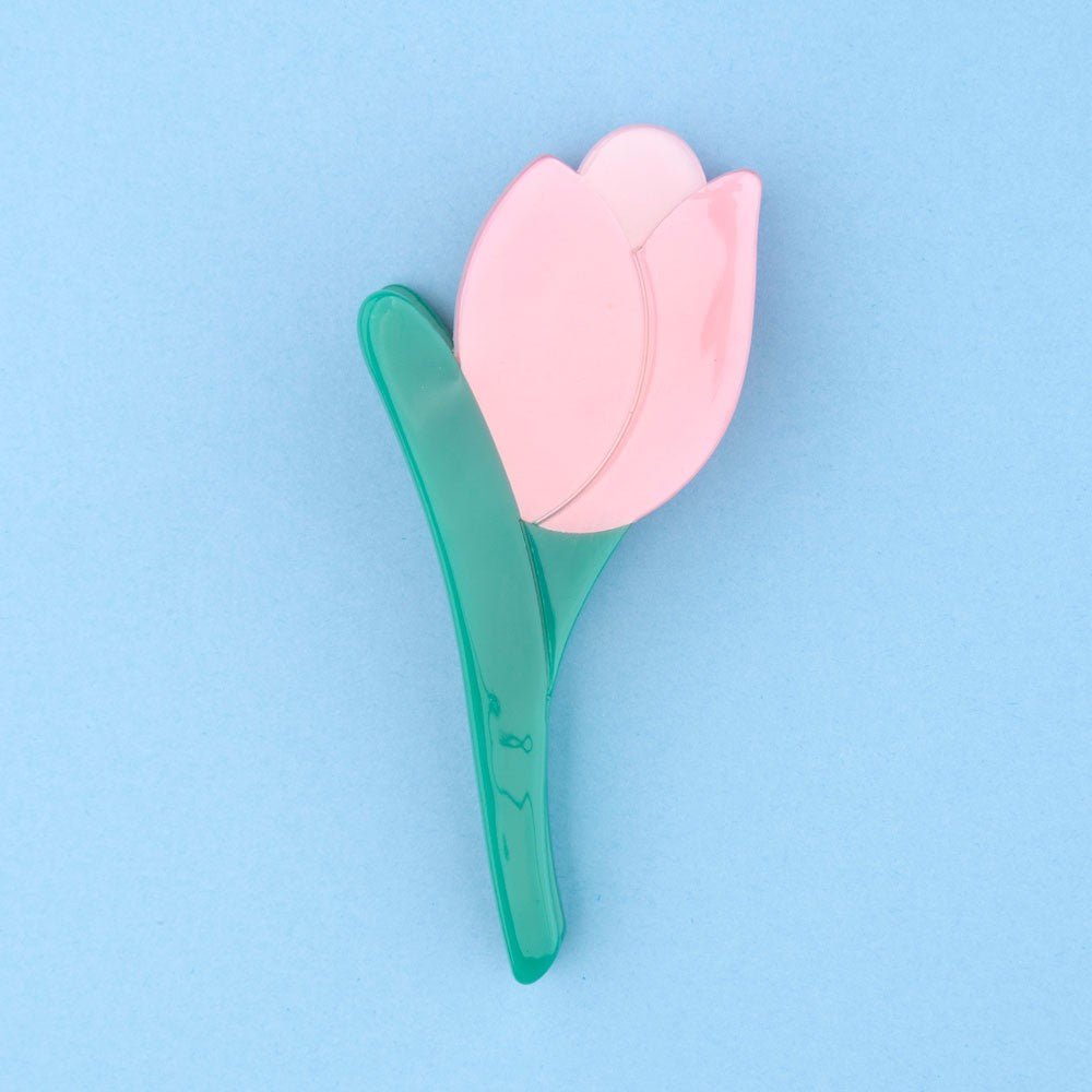 Coucou Suzette Tulip Hair Claw - Produktbild türkiser Hintergrund