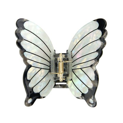 White Butterfly Hair Claw - Blanda Beauty
